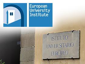 Logo i tablica Europejskiego Instytutu Uniwersyteckiego we Florencji