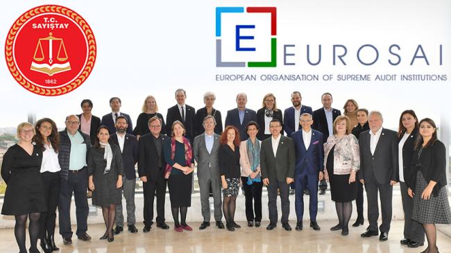 Przedstawiciele ośmiu europejskich instytucji kontrolnych na spotkaniu EUROSAI