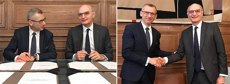 Prezes NIK i Prezes OECD podpisują porozumienie