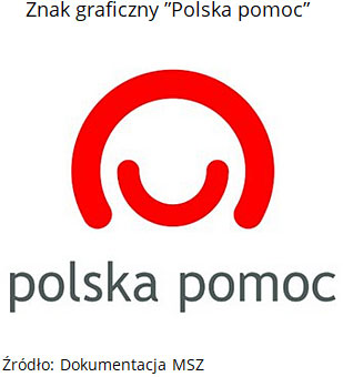 Znak graficzny ”Polska pomoc”. Źródło: Dokumentacja MSZ.
